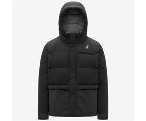 K-WAY Plumífero con capucha LE VRAI 4.0 AURELE HEAVY WARM. Color Negro