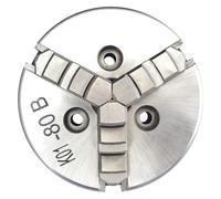K01-50/63/80/100 Portabrocas de torno de madera de desplazamiento Manual autocentrante de 3 mandíbulas sujeción de alta precisión(K01-80)