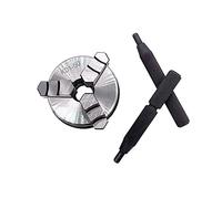 K01-50 Torno Mini Chuck 3 mandíbulas Mano de carpintería con rosca montaje Rodillo Tornillo Agocineo Agocinente Herramienta chuck 50mm Taladrado Fresado