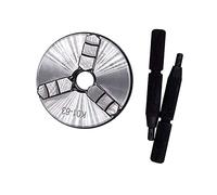 K01-63 63mm Torno Mini Chuck 3 mandíbulas Mano de carpintería con rosca montaje Rodillo tornillo Agocineo la herramienta mandril Taladrado Fresado