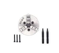 K01-80B Portabrocas de torno manual de 3 mordazas, 80 mm, 3 pulgadas, for carpintería y metalurgia