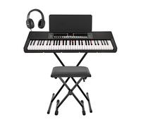 K1+ 61 Key Keyboard with Bluetooth & Key Lighting by Gear4music Stand Pack