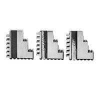 K11-100 Internal Jaw, Lathe Chuck Jaw Replacement, 20CrMnTi High Strength Durable Chuck Jaw for K11-100 Lathe Chuck, Includes 3 Pcs Long Service Life Internal Jaws