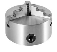 K11-100 Torre de torno 100mm 4 pulgadas Agocine a egocéntrica 3 mandíbulas con dos juegos y pernos montaje for torneado madera Cnc Torno Taladrado Fresado