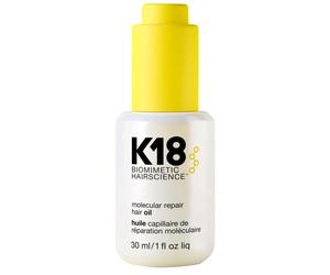 K18 Biomimetic Hairscience Molecular Repair Hair Oil 30 ml