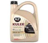 K2 - 5 litros de anticongelante Listo para Mezclar, G12/G12 Plus Long Life, Color Rojo, hasta -35 °C, refrigerante, Adecuado para Todas Las Marcas de Coche