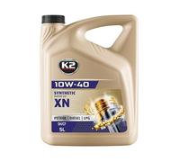K2 Aceite de motor 10W-40 TEXAR aceite ACEA A3/B4 API SN API CF XN 5L Compatible con VW Polo V Hatchback 6R1, 6C1 up! Hatchback 121, 122, BL1, BL2, BL3, 123 Golf VII Hatchback 5G1, BQ1, BE1, BE2
