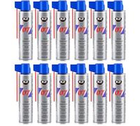K2 Aceite Lubricante Multifuncional - Pack de 12 Grasa para Liberar Conexiones, Piezas Atascadas y Oxidadas - Evita la Formación de Corrosión - Grasa Lubricante Multiusos Spray 400 ml