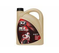 K2 aceite motor 20w50 4t stroke ester 5l, aceite de alta calidad para
