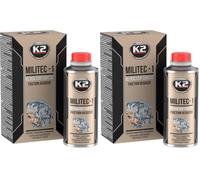 K2 Aditivo de Aceite de Motor Tratamiento Antifricción, Protector de Cerámica, Aceite Sintético, Reductor de Fricción - MILITEC 1 T380 250ml (Paquete de 2)