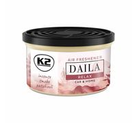 K2 Ambientador Daila para coche y hogar con fragmentos de madera perfumados (rosa, incienso)