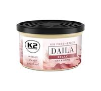 K2 Ambientador Daila para coche y hogar con fragmentos de madera perfumados (rosa, incienso)