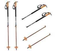 K2 BCA 23E0201 Scepter - Bastón de Viaje (Aluminio), Color Negro y Naranja