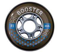 K2 Booster 80a - Ruedas para Patines en línea, Color marrón y Azul