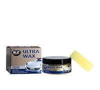 K2 Cera de carnauba para el coche Ultra Wax, abrillantador, protección UV, brillo intenso, excelente para efecto perlas, 250 g + aplicador gratuito