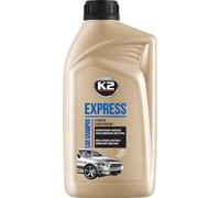 K2 Champú para Coches Express | 1 L| Lavado Rápido y Efectivo | Producto Seguro | No Deja restos Blancos | 1 litro