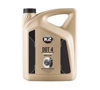 K2 Dot 4 Líquido de Frenos - 100% Sintético Compatible con ABS, ESP, ASR y SBC - Protección Anticorrosiva y Alto Punto de Ebullición 5L