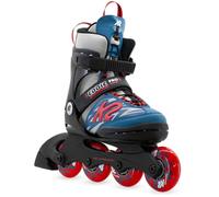 K2 Eddie Pro Patines En Línea Ajustables Niños Azul Talla S M L