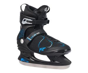 K2 F.I.T. Ice Pro - Patines para Hombre, Color Negro y Azul, Talla 24,5