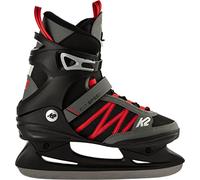 K2 F.I.T Speed Ice Pro Patín De Hielo, Hombre, Black-Red, 13