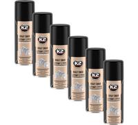 K2 Grasa Blanca con Pack de 6 PTFE Lubricante de Alta Duración para Automóviles e Industria 400ML