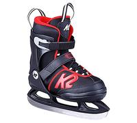 K2 Joker Ice 25D0303.1.1.S - Patines de Hielo para niño, Color Negro y Rojo