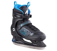 K2 Kinetic Ice M - Patines de Hielo para Hombre, Hombre, Patines de Hielo., 25E0230, Negro y Azul., EU: 43.5 (UK: 9 / US: 10)