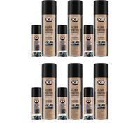 K2 Kit Limpiador Aire Acondicionado Higienizante A/C Pack de 6 - Limpieza y Desinfeccion Eliminador Olores - Limpia y Refresca - Antibacteriana Aroma Limon