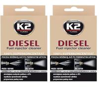 K2 Limpia Inyectores Diesel - Aditivo Limpiador de Inyección y Sistema de Combustible 50 ml, El Paquete Puede Variar (Paquete de 2)