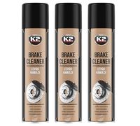 K2 Limpiador de Frenos y Embrague - Brake & Parts Cleaner Pack de 3 - Ayuda a Eliminar Aceites, Grasas, Alquitrán, Resina y Pegamento 600 ml