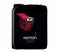 K2 líquido para limpieza de llantas roton pro 5l, limpieza intensiva,