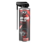 K2 Lubricante para Cadenas de Motocicletas Todo Terreno, Protección y Durabilidad Off-Road Chain Grease 250 ml