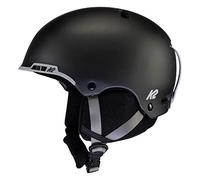 K2 Meridian 10E4007 - Casco de esquí para Mujer, Color Negro Perla Mate, Talla M (55-59 cm)