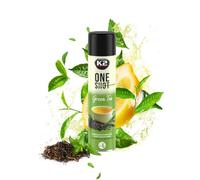 K2 ONE SHOT 600ml - Eliminador de Mal Olores Profesional Instantáneo - Spray Ambientador Neutralizador de Olores Seco para Hogar, Oficina, Vehículo (1, Té verde)