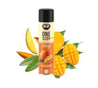 K2 ONE SHOT 600ml - Eliminador de Mal Olores Profesional Instantáneo - Spray Ambientador Neutralizador de Olores Seco para Hogar, Oficina, Vehículo (6, Mango)