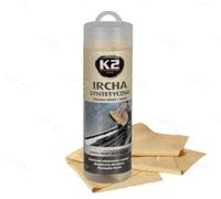 K2 - Paño de microfibra, piel, piel de ventanas (gamuza, sintético, 66 x 43 cm, ideal para el hogar o auto, muy resistente y mantiene la forma también después de largo uso