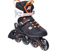 K2 Patines en línea Alexis 80 para mujer con bota blanda K2, negro y naranja, 30E0874 [Exclusiva Amazon]