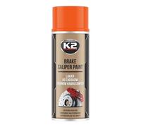 K2 Pintura para Pinzas de Freno Anticalórica Color Naranja Alta Resistencia a Temperaturas hasta +260°C 400 ML