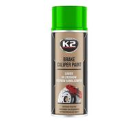 K2 Pintura para Pinzas de Freno Anticalórica Color Verde Alta Resistencia a Temperaturas hasta +260°C 400 ML (1)
