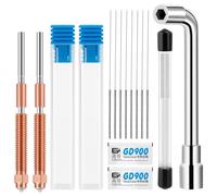 K2 Plus Kit de Boquillas de Intercambio Rápido, con 2 Boquillas de 0,4 mm, 20 Agujas de Limpieza, 2 Tubos de Pasta Térmica y Llave Inglesa, para Impresora 3D K2 Plus,K2 Plus Combo,Hi Combo