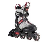 K2 Raider' Patines en línea, Niños, Gris-Rojo, M (EU: 32-37 / UK: 13-4 / US: 1-5)