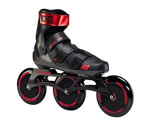 K2 Skates 30F0199 Redline 125 - Patines, Negro/Rojo, 39 EU