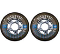 K2 Skates 30F3003 Booster 72 Mm / 80A 4-Wheel Pack - Paquete de Ruedas, Negro, 72 mm/80A (Paquete de 2)