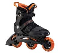 K2 Skates Trio Lt 100 M Patines, Hombre, Men s, Negro/Naranja, 36.5 EU