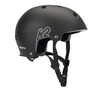 K2 Skates Varsity Helmet Casco de Patinaje en línea, Adultos Unisex, Negro, S (48-54 cm)