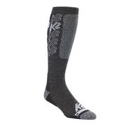 K2 Snow Chain Logo Sock Calcetines de esquí, Unisex-Adulto, Black, S