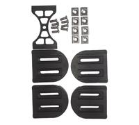 K2 Snowboard - Splitboard Canted Channel Puck Set - Pair - Negro Negro one size