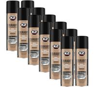K2 Spray Antigravilla Protección de Bajos Pack de 12 Bituminosa Protector de Chasis y Umbrales, Efecto Fonoabsorbente y Anticorrosión - 500 ML