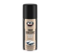 K2 Spray Grasa de Grafito Ideal para Superficies Fuertemente Cargadas, Alta Resistencia y Lubricación 400 ML