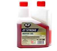 K2 Stroke 2T Rojo Aceite Semisintético para Motores de 2 Tiempos - Baja Emisión de Humo - Con Dosificador - Para Scooter, Motosierra, Desbrozadora 500 ml (3)